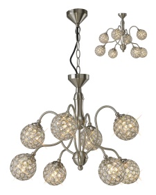 Apollo Crystal Ceiling Lights Diyas Multi Arm Crystal Fittings Apollo Crystal Ceiling Lights Diyas Multi Arm Crystal Fittings